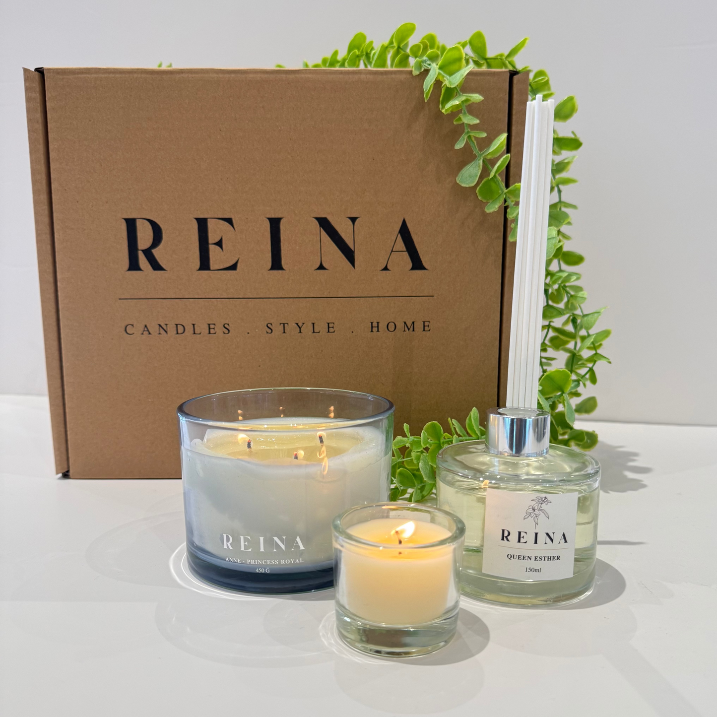 מארז מתנה למנהלת - נר ריחני ומפיץ ריח