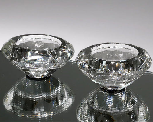 זוג פמוטים קריסטל