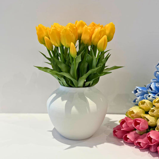 בוקט טוליפים צהובים - 6 יחידות