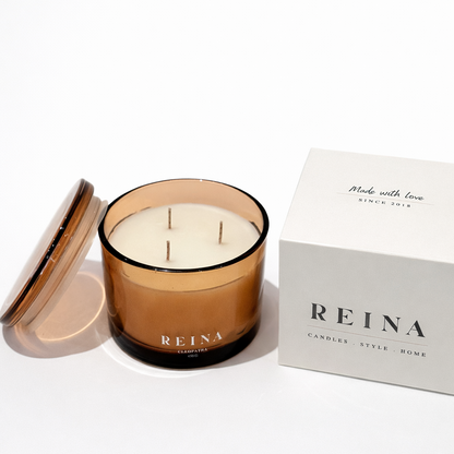 נר ריחני 450 גרם בניחוח עוצמתי ספא מרגיע CLEOPATRA - NEW COLLECTION