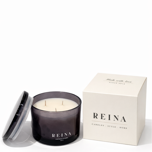 נר ריחני 450 גרם בניחוח עוצמתי של אפטרשייב וסבון EMPRESS KOJUN - NEW COLLECTION