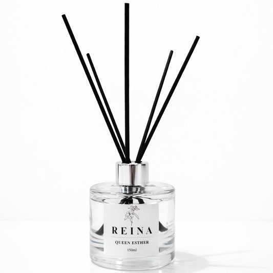 מפיץ ריח מקלות 150 מ״ל בניחוח בית מלון  יוקרתי QUEEN ESTHER