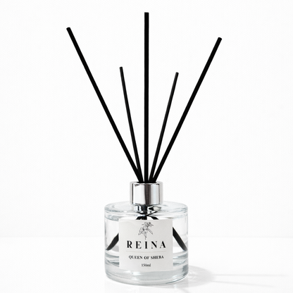 מפיץ ריח מקלות 150 מ״ל בניחוח מלון ספא מפנק QUEEN OF SHEBA