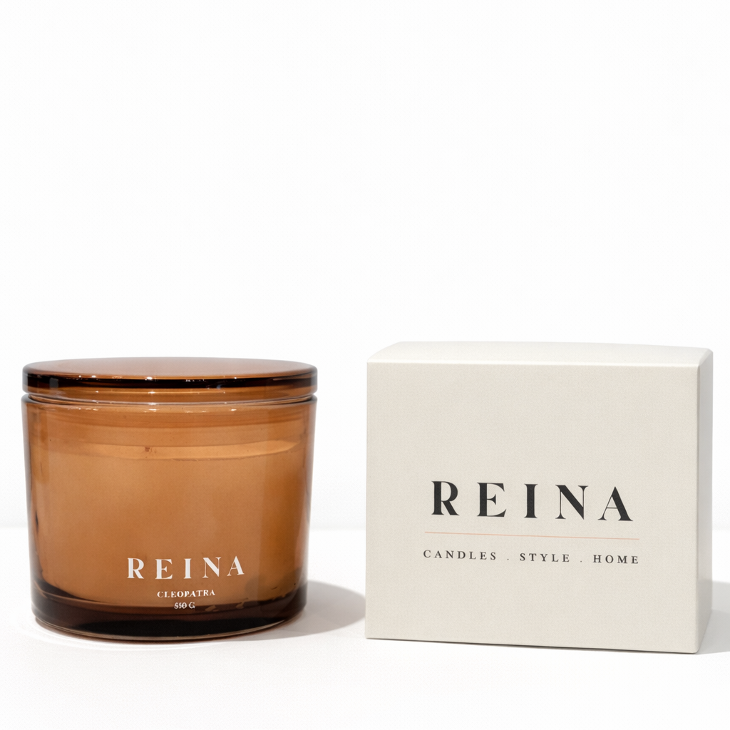 נר ריחני 450 גרם בניחוח עוצמתי ספא מרגיע CLEOPATRA - NEW COLLECTION