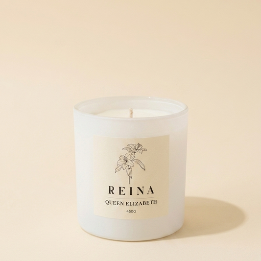 נר ריחני 450 גרם בניחוח יוקרתי ואקסקלוסיבי QUEEN ELIZABETH - NEW COLLECTION