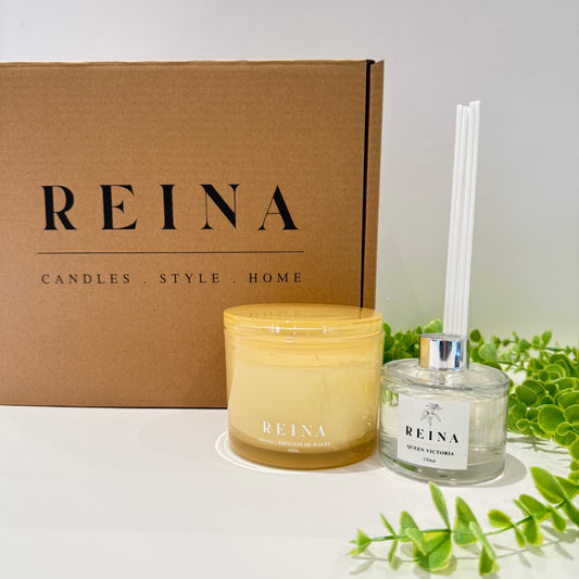 מארז מתנה לאחות - נרות ריחניים ומפיץ ריח