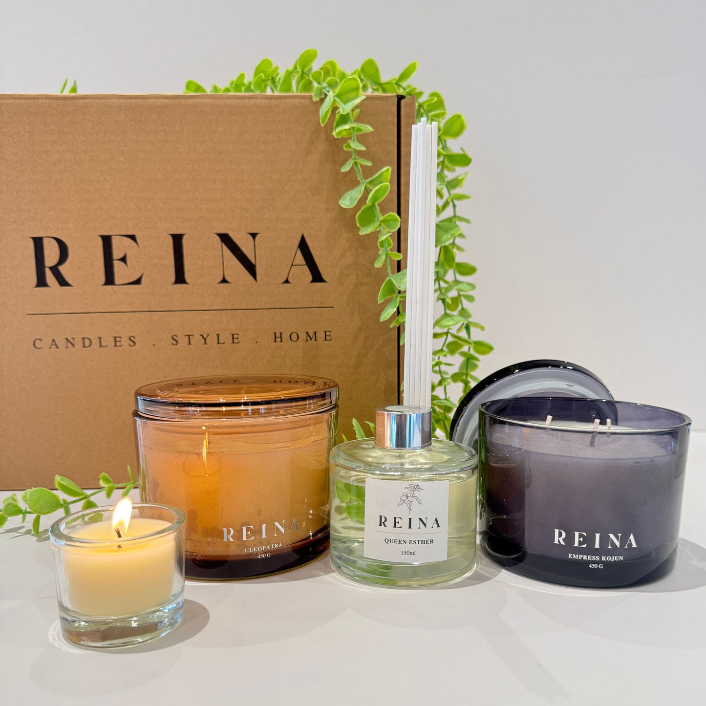 מארז מתנה לאמא - נרות ריחניים ומפיץ ריח