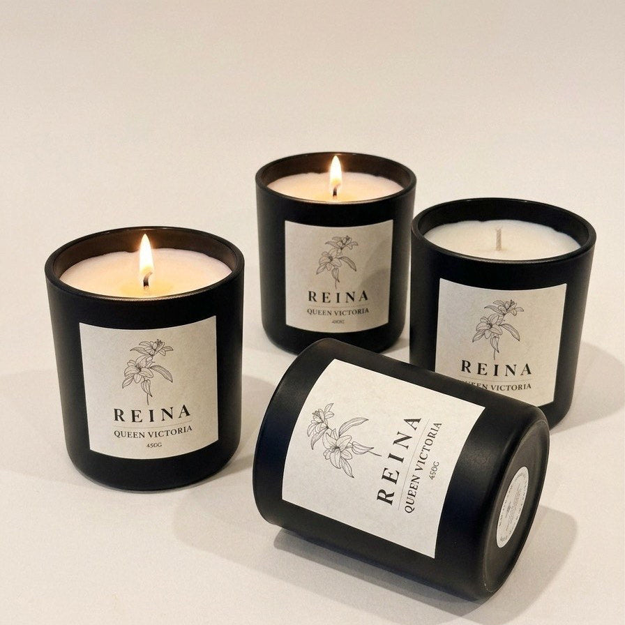 נר ריחני 450 גרם בניחוח מלון בוטיק QUEEN VICTORIA - NEW COLLECTION