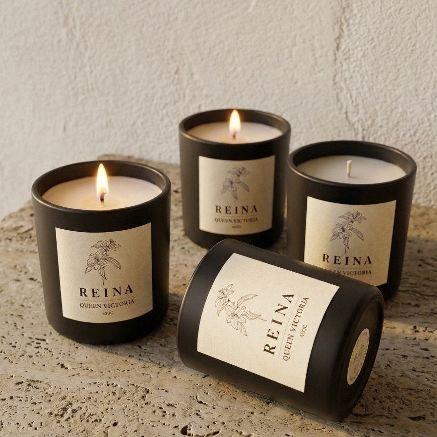 נר ריחני 450 גרם בניחוח מלון בוטיק QUEEN VICTORIA - NEW COLLECTION